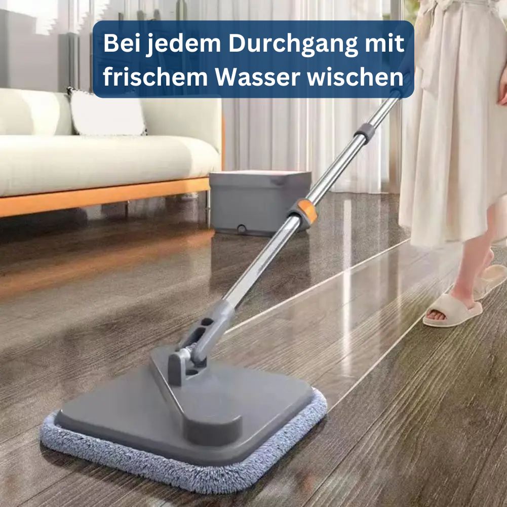 MoppTastic - Wassereimer + Wischmopp + 2 GRATIS Wischpads